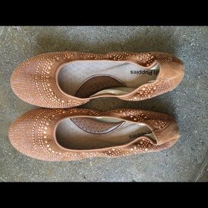 Hush Puppies Tan Flats Copper Sz 8
